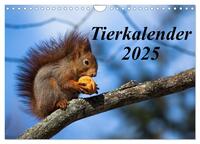 Tierkalender 2025 (Wandkalender 2025 DIN A4 quer), CALVENDO Monatskalender