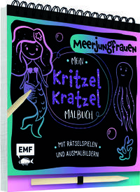 Mein Kritzel-Kratzel-Malbuch – Meerjungfrauen