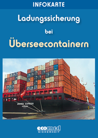 Infokarte Ladungssicherung bei Überseecontainern