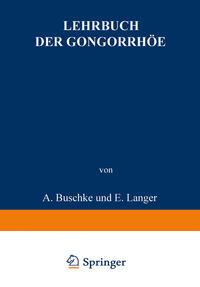 Lehrbuch der Gonorrhöe