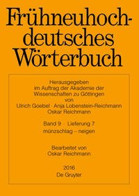 Frühneuhochdeutsches Wörterbuch / münzschlag – neigen