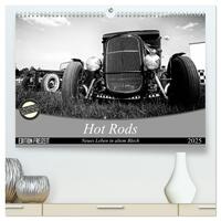 Hot Rods - Neues Leben in altem Blech (hochwertiger Premium Wandkalender 2025 DIN A2 quer), Kunstdruck in Hochglanz