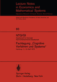 NTG/GI Gesellschaft für Informatik Nachrichtentechnische Gesellschaft. Fachtagung „Cognitive Verfahren und Systeme“