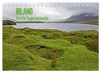 Irland - Irische Segenswünsche (Tischkalender 2025 DIN A5 quer), CALVENDO Monatskalender