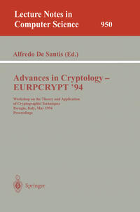 Advances in Cryptology – EUROCRYPT '94