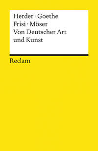 Von Deutscher Art und Kunst. Einige fliegende Blätter