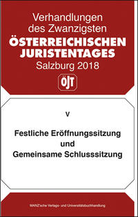 Festliche Eröffnungssitzung und Gemeinsame Schlusssitzung