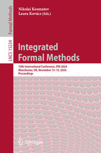 Integrated Formal Methods