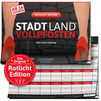 DENKRIESEN - STADT LAND VOLLPFOSTEN® - ROTLICHT EDITION "Jetzt wird's dreckig." - A4