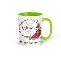 Trötsch Tasse Kranz Oma weiß grün