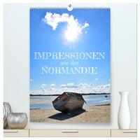 Impressionen aus der Normandie (hochwertiger Premium Wandkalender 2025 DIN A2 hoch), Kunstdruck in Hochglanz