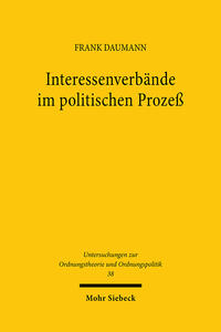 Interessenverbände im politischen Prozeß