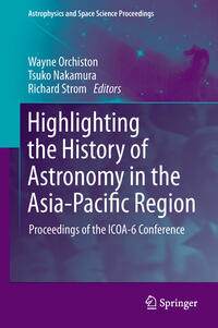 Highlighting the History of Astronomy in the Asia-Pacific Region