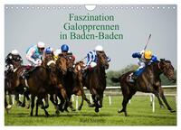 Faszination Galopprennen in Baden-Baden (Wandkalender 2025 DIN A4 quer), CALVENDO Monatskalender