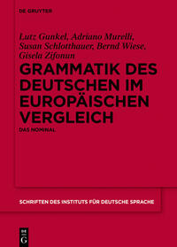 Grammatik des Deutschen im europäischen Vergleich