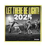 11FREUNDE - Let There Be Light! 2025, Fußballstadienkalender im Format 30x30 cm( 30x60cm geöffnet), Sport & Events, Stadionerlebnis