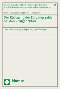 Der Rückgang der Eingangszahlen bei den Zivilgerichten