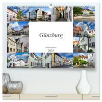 Günzburg Impressionen (hochwertiger Premium Wandkalender 2025 DIN A2 quer), Kunstdruck in Hochglanz