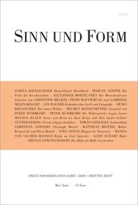 Sinn und Form 3/2020