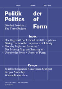 Politik der Form / Politics of Form