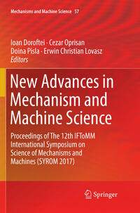 New Advances in Mechanism and Machine Science