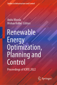 Renewable Energy Optimization, Planning and Control