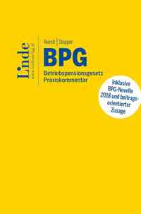 BPG | Betriebspensionsgesetz