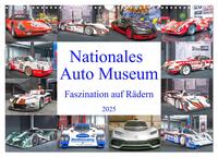 Nationales Auto Museum, Faszination auf Rädern (Wandkalender 2025 DIN A3 quer), CALVENDO Monatskalender