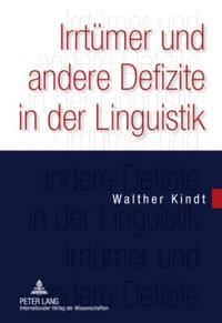 Irrtümer und andere Defizite in der Linguistik