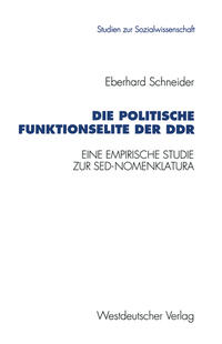 Die politische Funktionselite der DDR