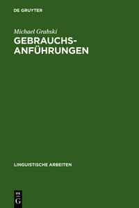 Gebrauchsanführungen