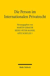 Die Person im Internationalen Privatrecht