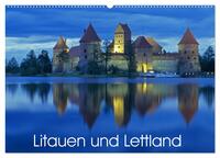 Litauen und Lettland (Wandkalender 2025 DIN A2 quer), CALVENDO Monatskalender