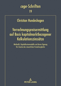 Verrechnungspreisermittlung auf Basis kapitalmarktbezogener Kalkulationszinssätze