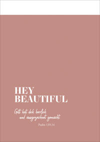 Notizbuch "Hey Beautiful"