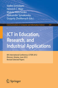 ICT in Education, Research, and Industrial Applications