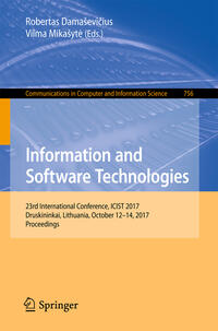 Information and Software Technologies