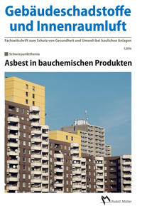 Gebäudeschadstoffe und Innenraumluft: Asbest in bauchemischen Produkten