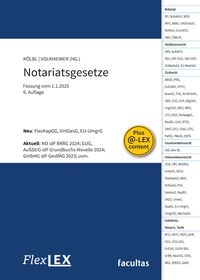 FlexLex Notariatsgesetze