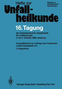 16. Tagung der Österreichischen Gesellschaft für Unfallchirurgie