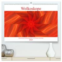 Wolkoskope - Himmlische Wolkenkreationen (hochwertiger Premium Wandkalender 2025 DIN A2 quer), Kunstdruck in Hochglanz