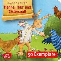 Henne, Has' und Osterspaß. Mini-Bilderbuch. Paket mit 50 Exemplaren zum Vorteilspreis