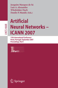 Artificial Neural Networks - ICANN 2007