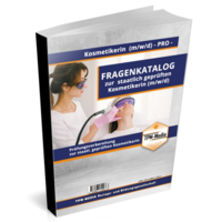 Staatl. geprüfter Kosmetiker/in&nbsp;(m/w/d) Fragenkatalog (Buch-/Printversion) incl. Lösungsbogen