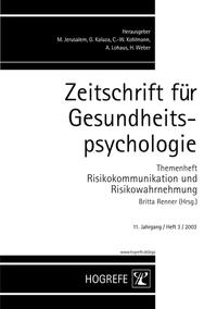 Zeitschrift für Gesundheitspsychologie