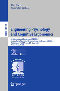 Engineering Psychology and Cognitive Ergonomics