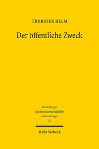 Der öffentliche Zweck