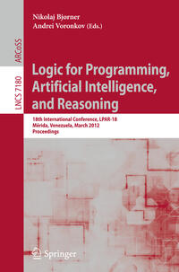 Logic for Programming, Artificial Intelligence, and Reasoning