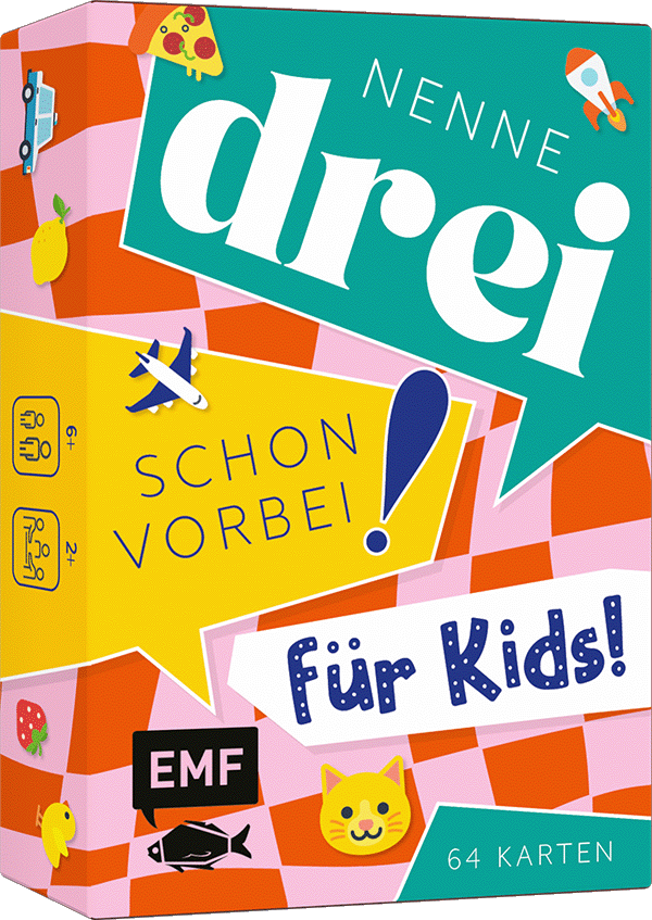 Kartenspiel: Nenne drei – schon vorbei! ... für Kids!