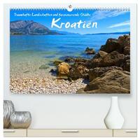 Kroatien - Traumhafte Landschaften und faszinierende Städte (hochwertiger Premium Wandkalender 2025 DIN A2 quer), Kunstdruck in Hochglanz